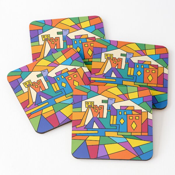 Item preview, Colorful Vibrant Geometric   designed and sold by LC Studio by LiliCondez.