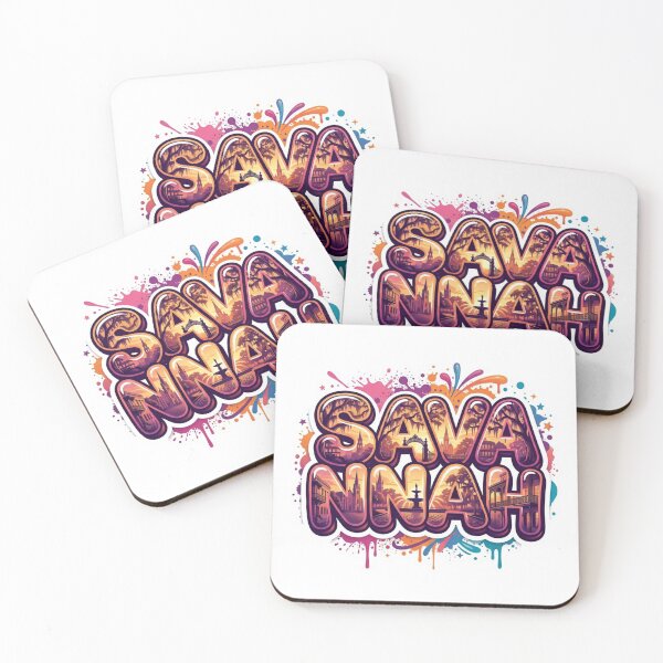 Item preview, Savannah City Graffiti Sticker designed and sold by Imaginarium of Chaos falcon88 .