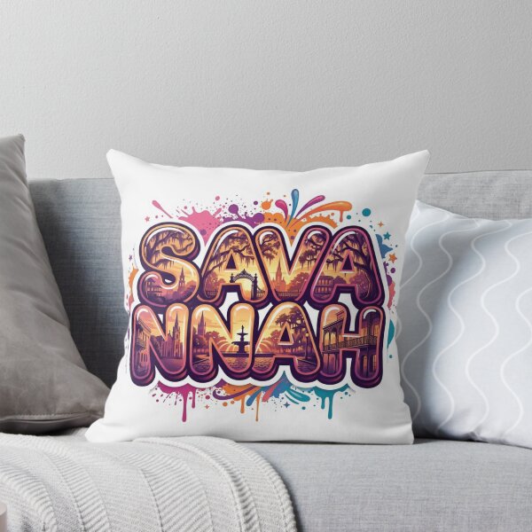 Item preview, Savannah City Graffiti Sticker designed and sold by Imaginarium of Chaos falcon88 .