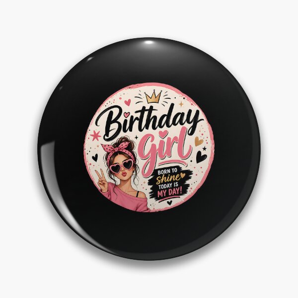 Item preview, Birthday Girl designed and sold by FreshPixelArt.