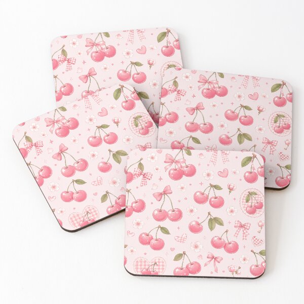 Item preview, Pink Cherry Aesthetic Pattern designed and sold by Aramdesing.