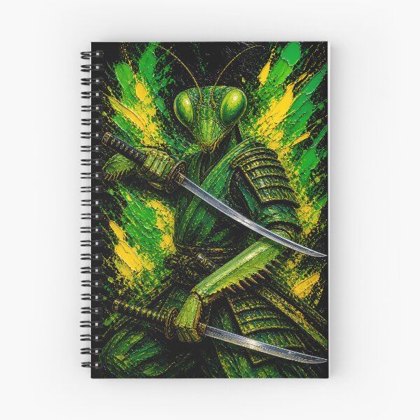 Item preview, Deadly Samurai Praying Mantis Neon Aesthetic Art designed and sold by Vista Atelier.