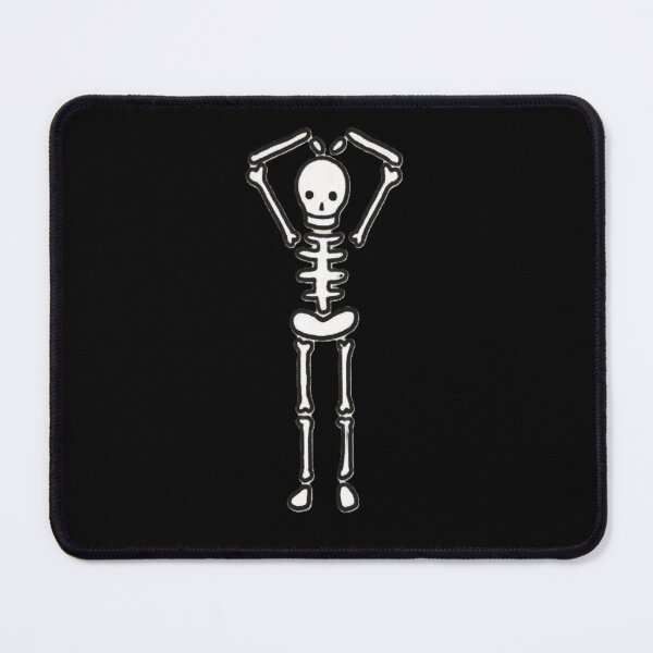 Item preview, Minimal Dancing Skeleton Outline | Cute Halloween Skeleton Sticker designed and sold by SkeletonMood.