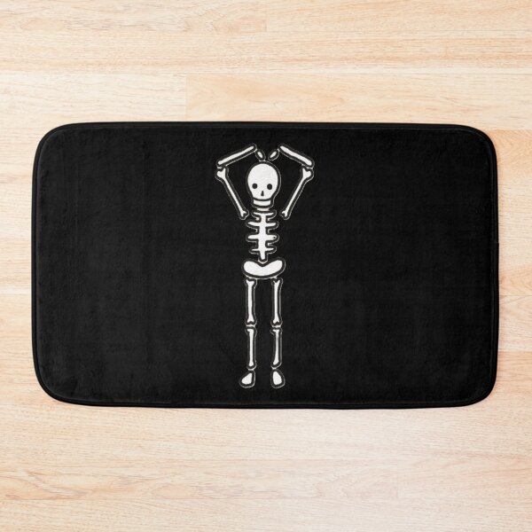 Item preview, Minimal Dancing Skeleton Outline | Cute Halloween Skeleton Sticker designed and sold by SkeletonMood.