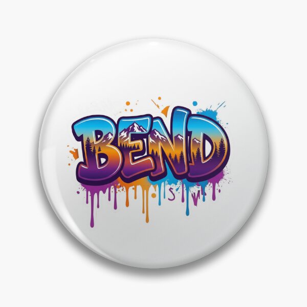 Item preview, Bend Mountain Graffiti Sticker Souvenir Summer Edition designed and sold by Imaginarium of Chaos falcon88 .