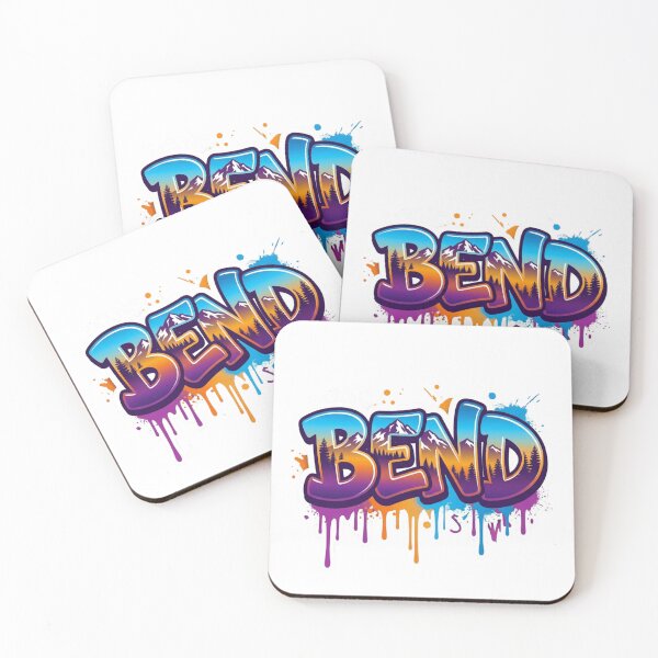 Item preview, Bend Mountain Graffiti Sticker designed and sold by Imaginarium of Chaos falcon88 .