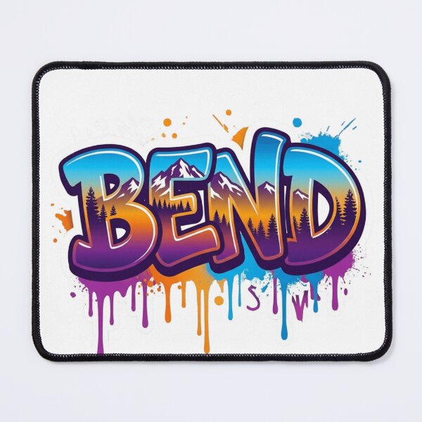 Item preview, Bend Mountain Graffiti Sticker designed and sold by Imaginarium of Chaos falcon88 .