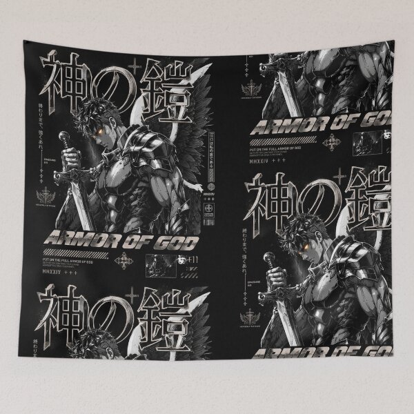 Item preview, Armor of God Christian Streetwear Anime/Manga designed and sold by Luz y Estilo.