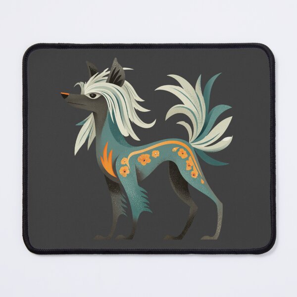 Item preview, Cute Chinese crested puppy dog designed and sold by MendaciousMina.