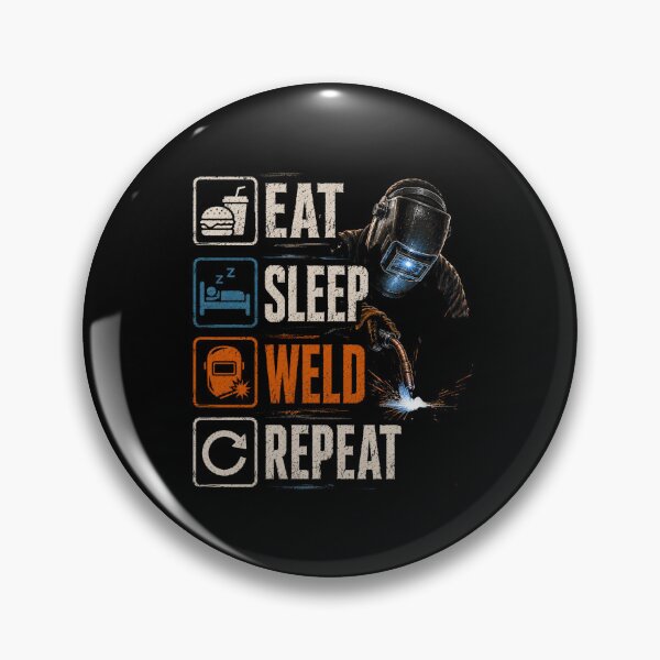 Item preview, Eat Sleep Weld Repeat – Funny Welder Gift for Welding Professionals designed and sold by LabCore.