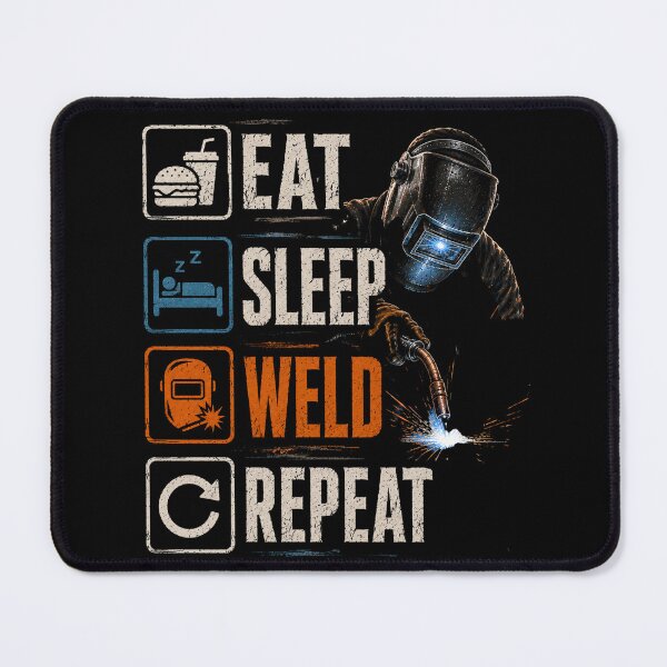 Item preview, Eat Sleep Weld Repeat – Funny Welder Gift for Welding Professionals designed and sold by LabCore.