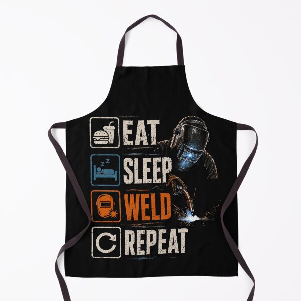 Item preview, Eat Sleep Weld Repeat – Funny Welder Gift for Welding Professionals designed and sold by LabCore.