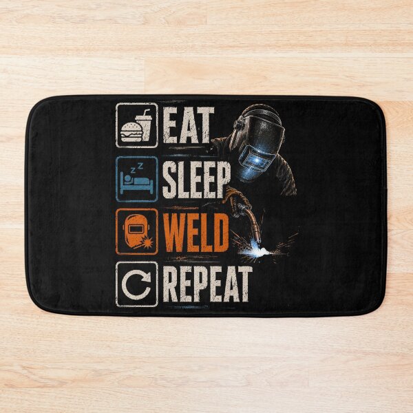 Item preview, Eat Sleep Weld Repeat – Funny Welder Gift for Welding Professionals designed and sold by LabCore.