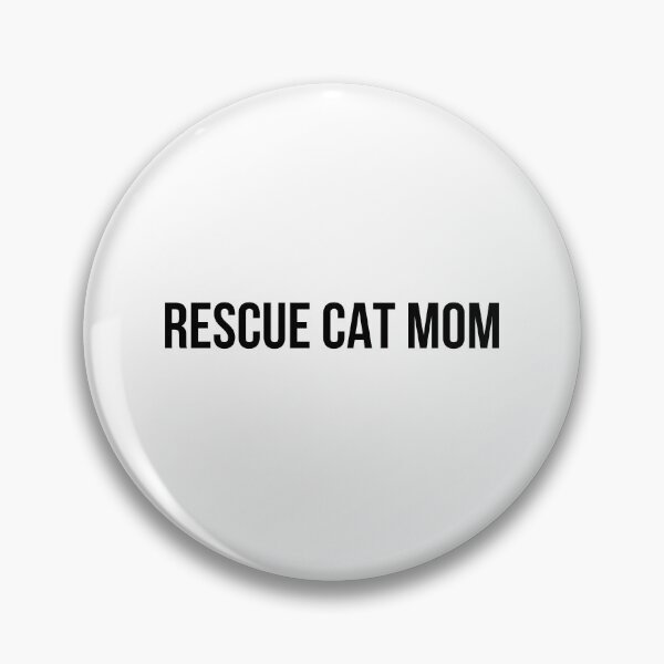 Item preview, Rescue Cat Mom Typography Design designed and sold by ModernMoodCo.