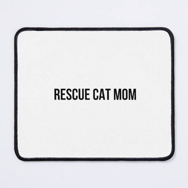 Item preview, Rescue Cat Mom Typography Design designed and sold by ModernMoodCo.