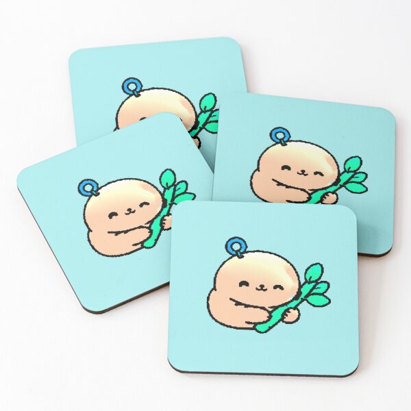 Item preview, Kawaii Pixel Panda Bamboo Cute Aesthetic Sticker designed and sold by AstronautMerch.