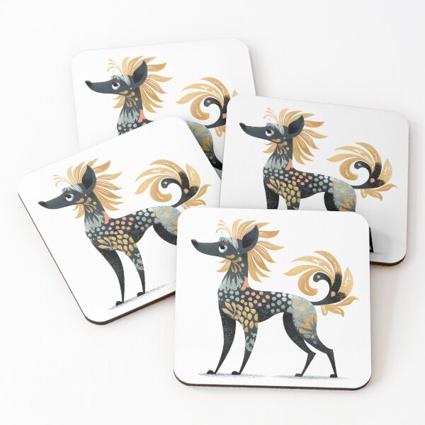 Item preview, Cute Chinese crested puppy dog designed and sold by MendaciousMina.