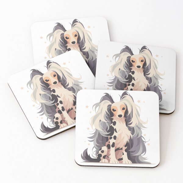 Item preview, Cute Chinese crested puppy dog designed and sold by MendaciousMina.