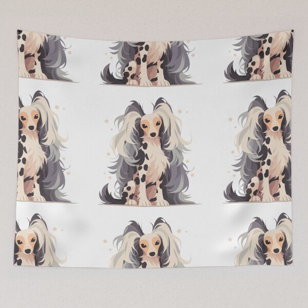 Item preview, Cute Chinese crested puppy dog designed and sold by MendaciousMina.