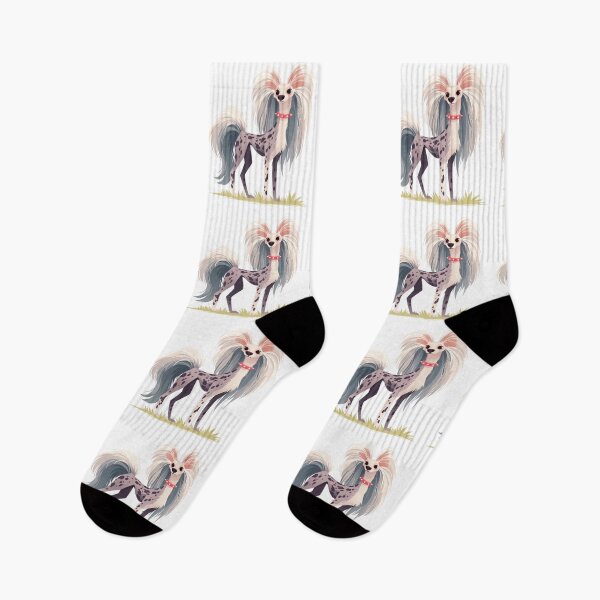 Item preview, Cute Chinese crested puppy dog designed and sold by MendaciousMina.