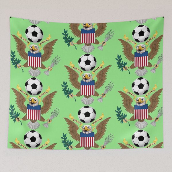 Item preview, USA Eagle Mascot 2026 Soccer World Cup designed and sold by Abeshinobi.