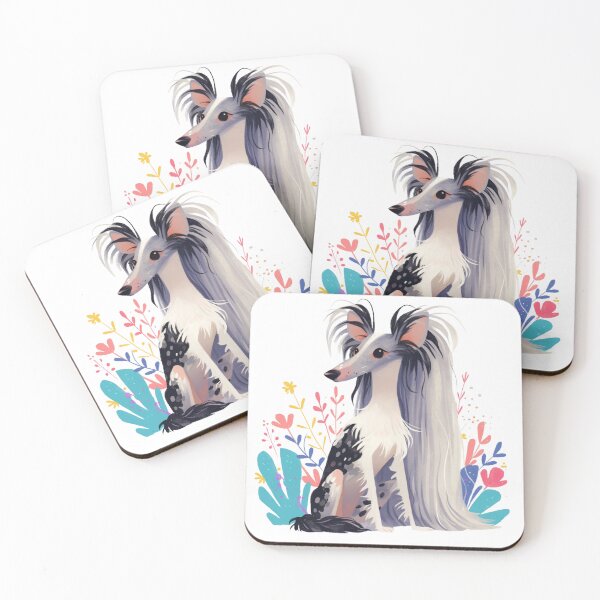 Item preview, Cute Chinese crested puppy dog designed and sold by MendaciousMina.