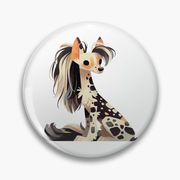 Item preview, Cute Chinese crested puppy dog designed and sold by MendaciousMina.