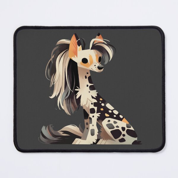 Item preview, Cute Chinese crested puppy dog designed and sold by MendaciousMina.
