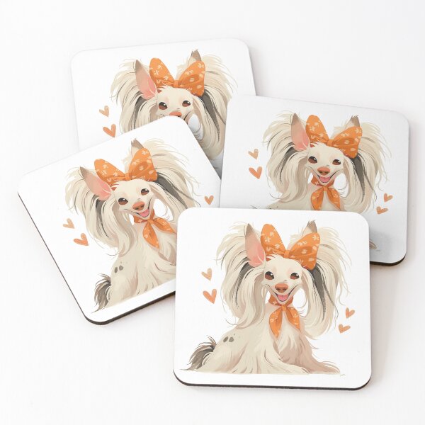 Item preview, Cute Chinese crested puppy dog designed and sold by MendaciousMina.