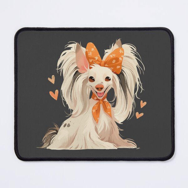 Item preview, Cute Chinese crested puppy dog designed and sold by MendaciousMina.