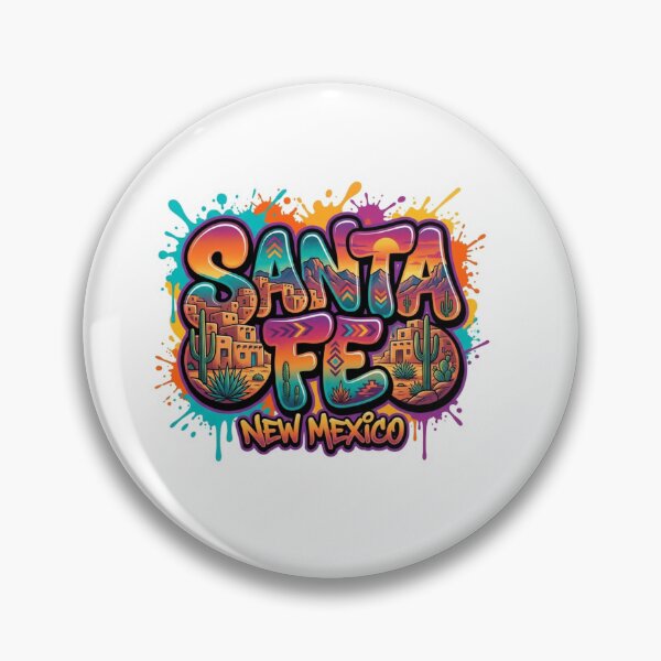 Item preview, Santa Fe Desert Graffiti Sticker designed and sold by Imaginarium of Chaos falcon88 .