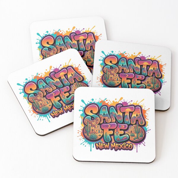 Item preview, Santa Fe Desert Graffiti Sticker designed and sold by Imaginarium of Chaos falcon88 .