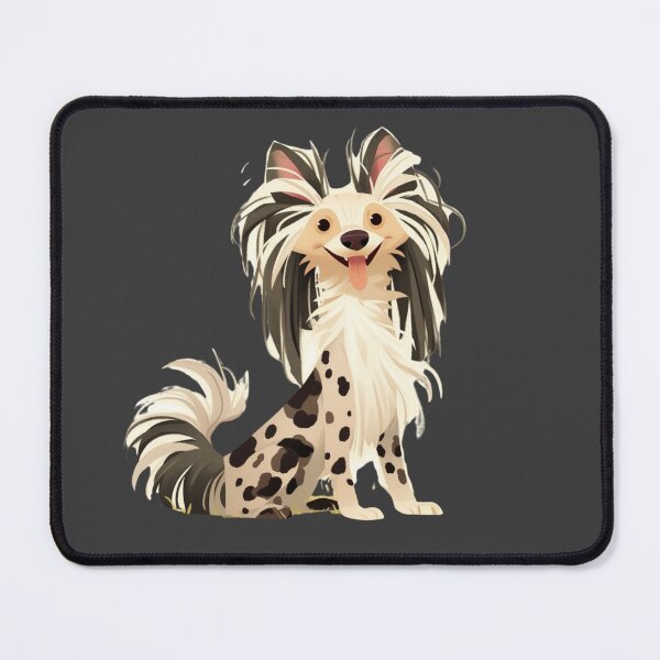 Item preview, Cute Chinese crested puppy dog designed and sold by MendaciousMina.
