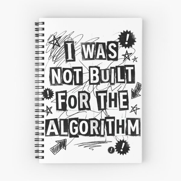 Item preview, Not Built For The Algorithm designed and sold by StudioKuchiran.