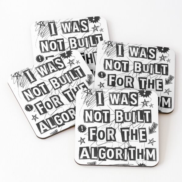 Item preview, Not Built For The Algorithm designed and sold by StudioKuchiran.