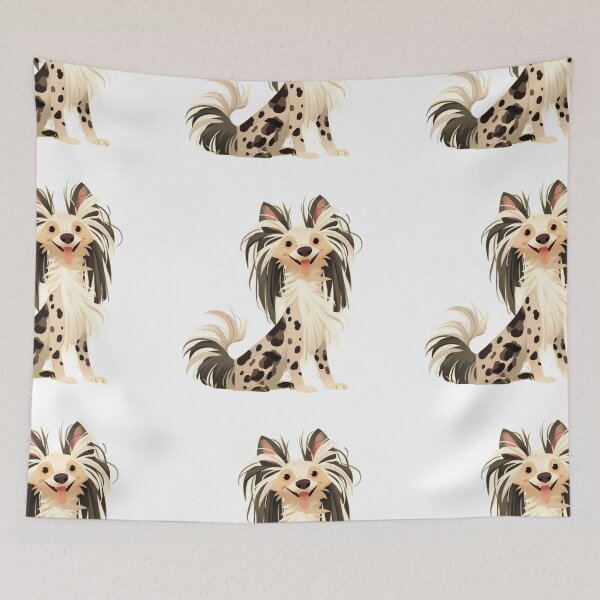 Item preview, Cute Chinese crested puppy dog designed and sold by MendaciousMina.