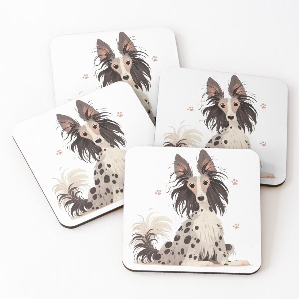 Item preview, Cute Chinese crested puppy dog designed and sold by MendaciousMina.