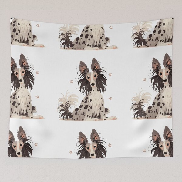 Item preview, Cute Chinese crested puppy dog designed and sold by MendaciousMina.