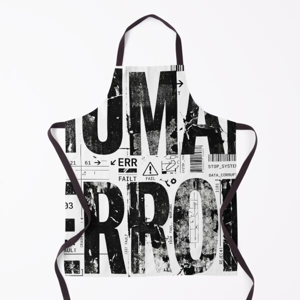 Item preview, HUMAN ERROR | Industrial Brutalist Typography Artwork designed and sold by afarkar.