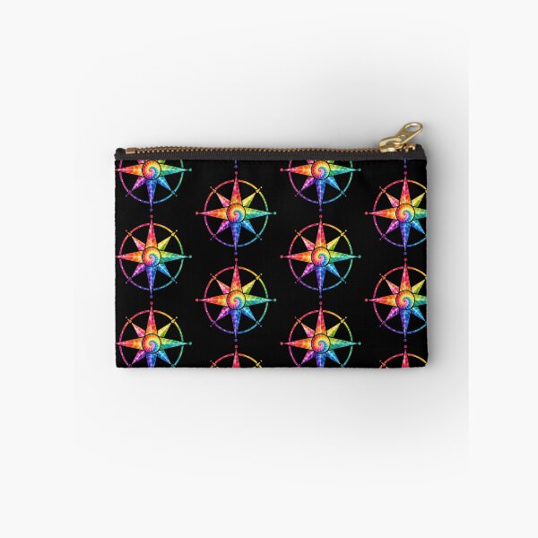 Item preview, Tie Dye Rainbow Compass Rose Star designed and sold by jgvisualarts.