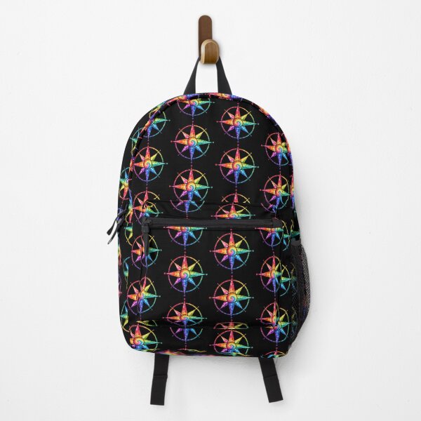 Item preview, Tie Dye Rainbow Compass Rose Star designed and sold by jgvisualarts.