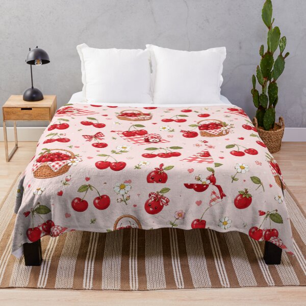 Item preview, Sweet Cherry Picnic Pattern designed and sold by Aramdesing.