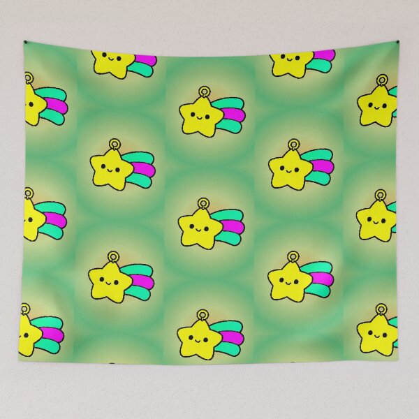 Item preview, Kawaii Pixel Shooting Star Cute Aesthetic Sticker designed and sold by AstronautMerch.
