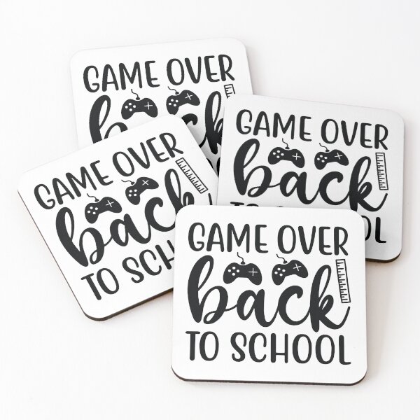 Item preview, Game Over Back To School - Cute Kindergarten Teacher Grade Classroom Gift designed and sold by FuzionRaptor.