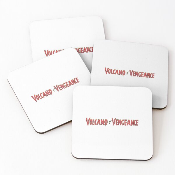 Item preview, Volcano of Vengeance Retro Pulp Comic Typography designed and sold by ChiaraBoutiqueArte.