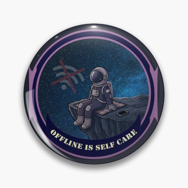Item preview, Offline Is Self Care designed and sold by QuietNovaShop.