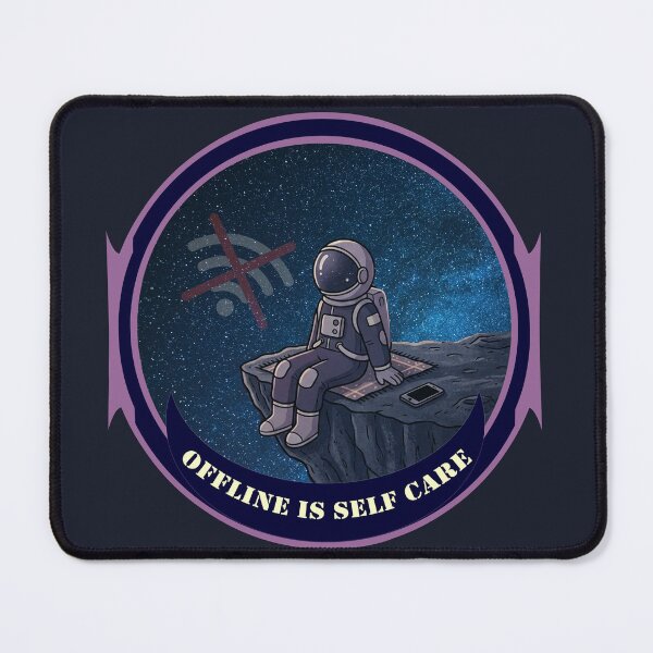 Item preview, Offline Is Self Care designed and sold by QuietNovaShop.