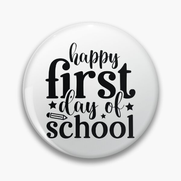 Item preview, Happy First Day Of School - Cute Kindergarten Teacher Grade Classroom Gift designed and sold by FuzionRaptor.
