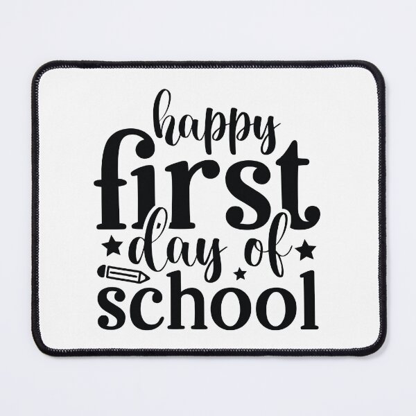 Item preview, Happy First Day Of School - Cute Kindergarten Teacher Grade Classroom Gift designed and sold by FuzionRaptor.