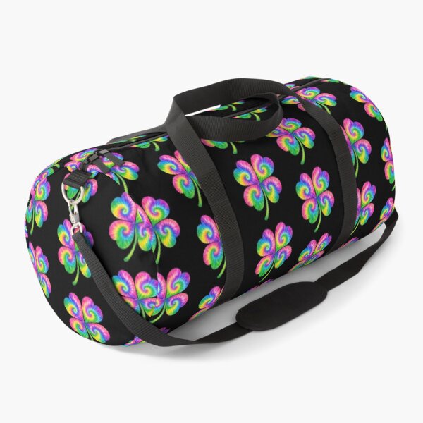 Item preview, Tie Dye Rainbow Four Leaf Clover designed and sold by jgvisualarts.